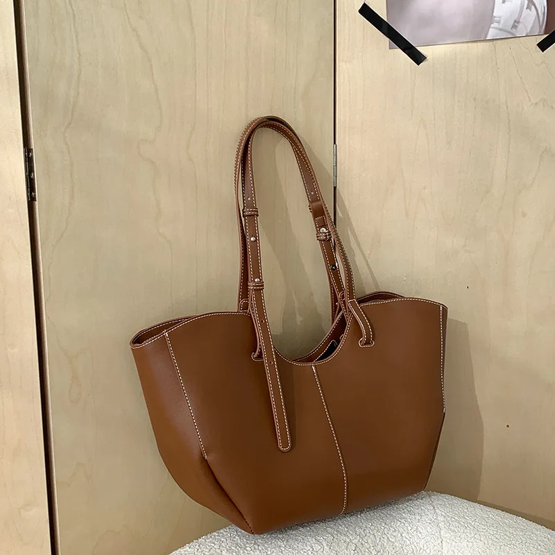 Luxury Bags Tote - Винтажная женская сумка большой вместимости, портативная